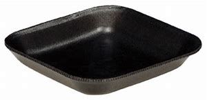 Dyne-A-Pak Heavy Duty Black Foam Meat Tray (8.25 x 5.75) - 400 Pack
