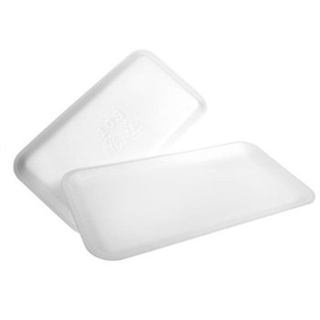 10S WHITE FOAM TRAY DYNE-A-PAK 500/CASE