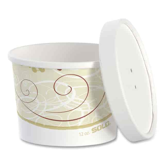 12 OZ SOLO PAPER FOOD CONT.  COMBO SYMPHONY 500/CS  