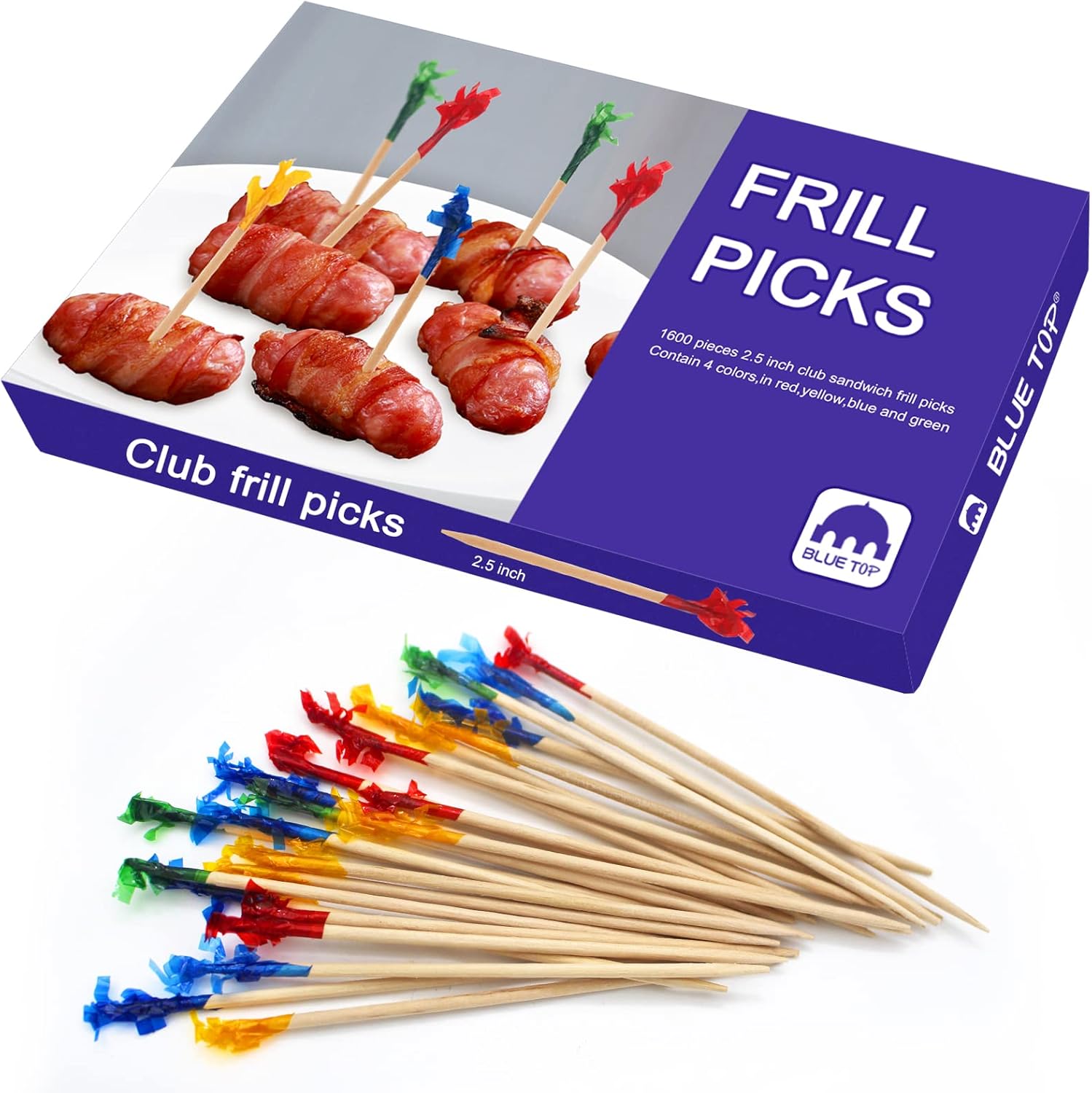 2.5 INCH FRILL TOOTHPICK  1000/BOX