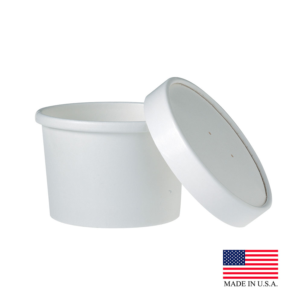 8 OZ PAPER FOOD CONTAINER COMBO 250/CS