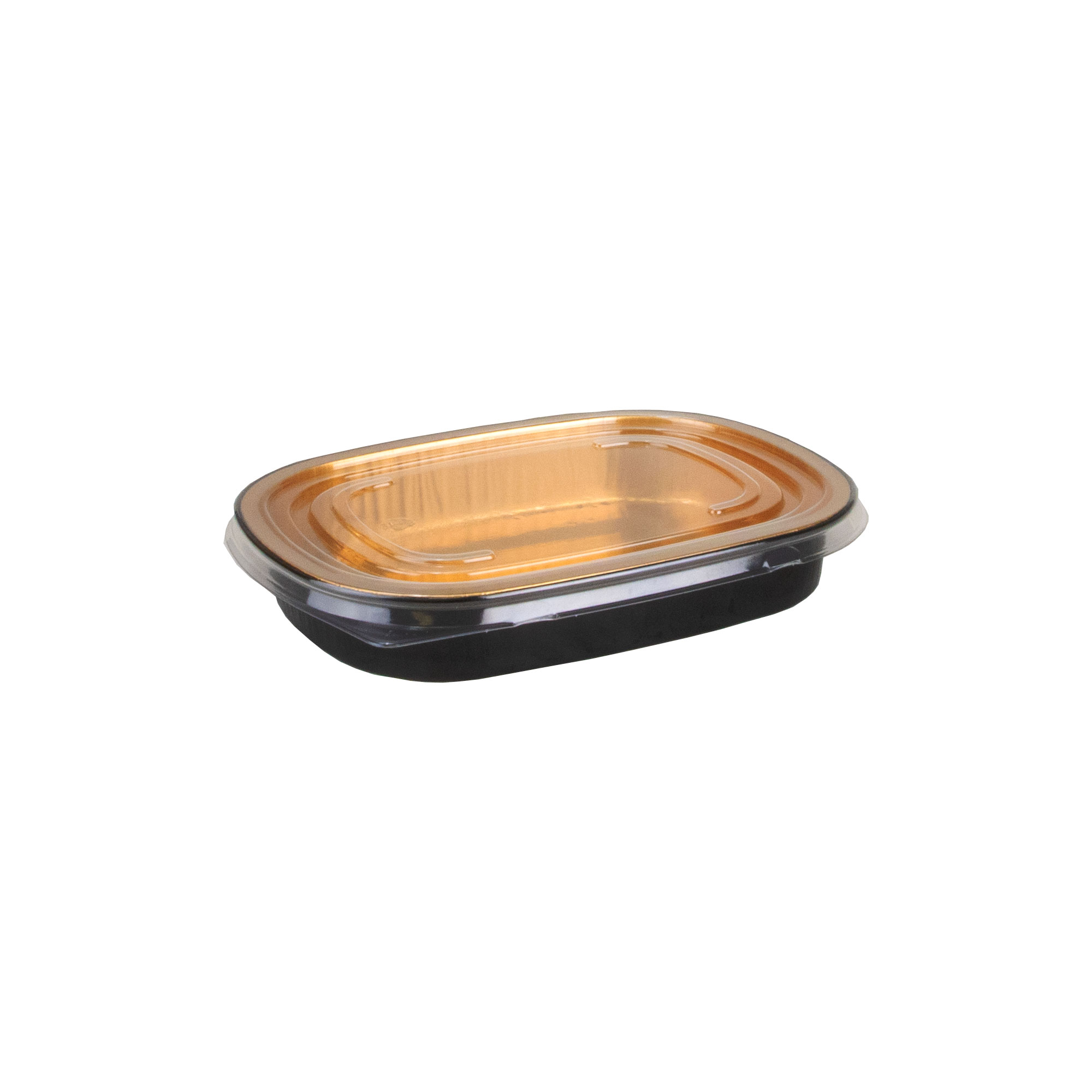 23 OZ  BLACK/GOLD DUAL OVEN FLUSH PET LID 100/CS 9331FL100