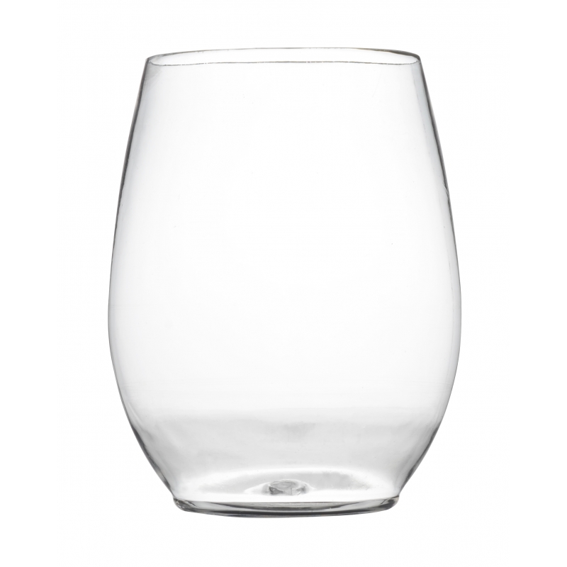 12 OZ. STEMLESS GOBLET CUP  2712  CLEAR   64/CASE