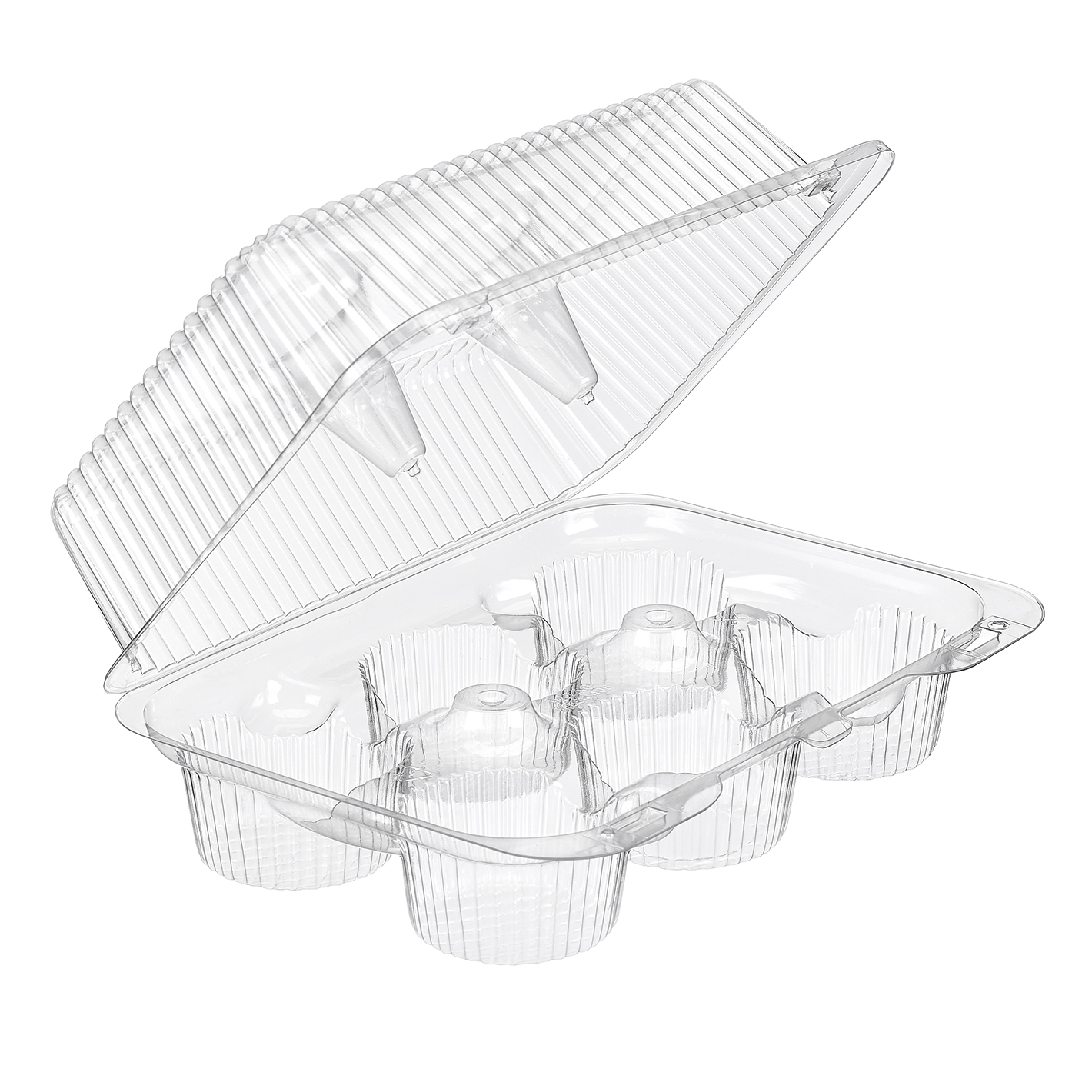 6 COUNT CUPCAKE CONTAINER
HIGH LID 300/CASE SLP56