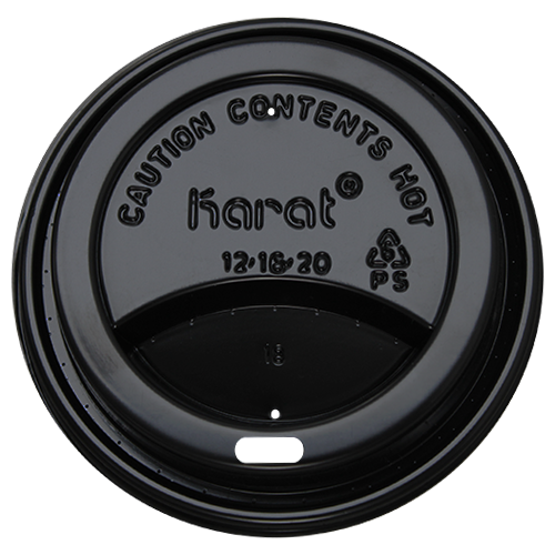 HOT CUP BLACK DOME LID  TLB316-0004