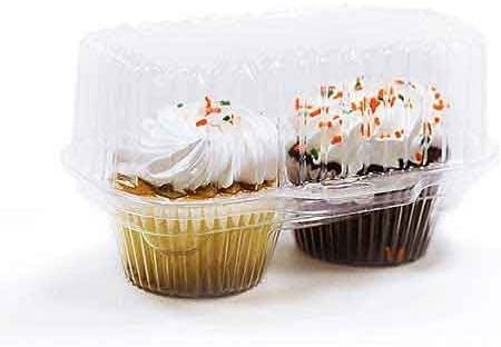 LBN5202  2 CUP MUFFIN/ CUPCAKE CONTAINER 500/CASE