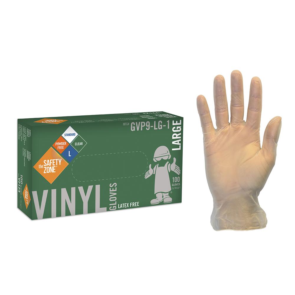 SMALL SAFETY ZONE VINYL
GLOVES 100/BOX 10 BOX/CASE