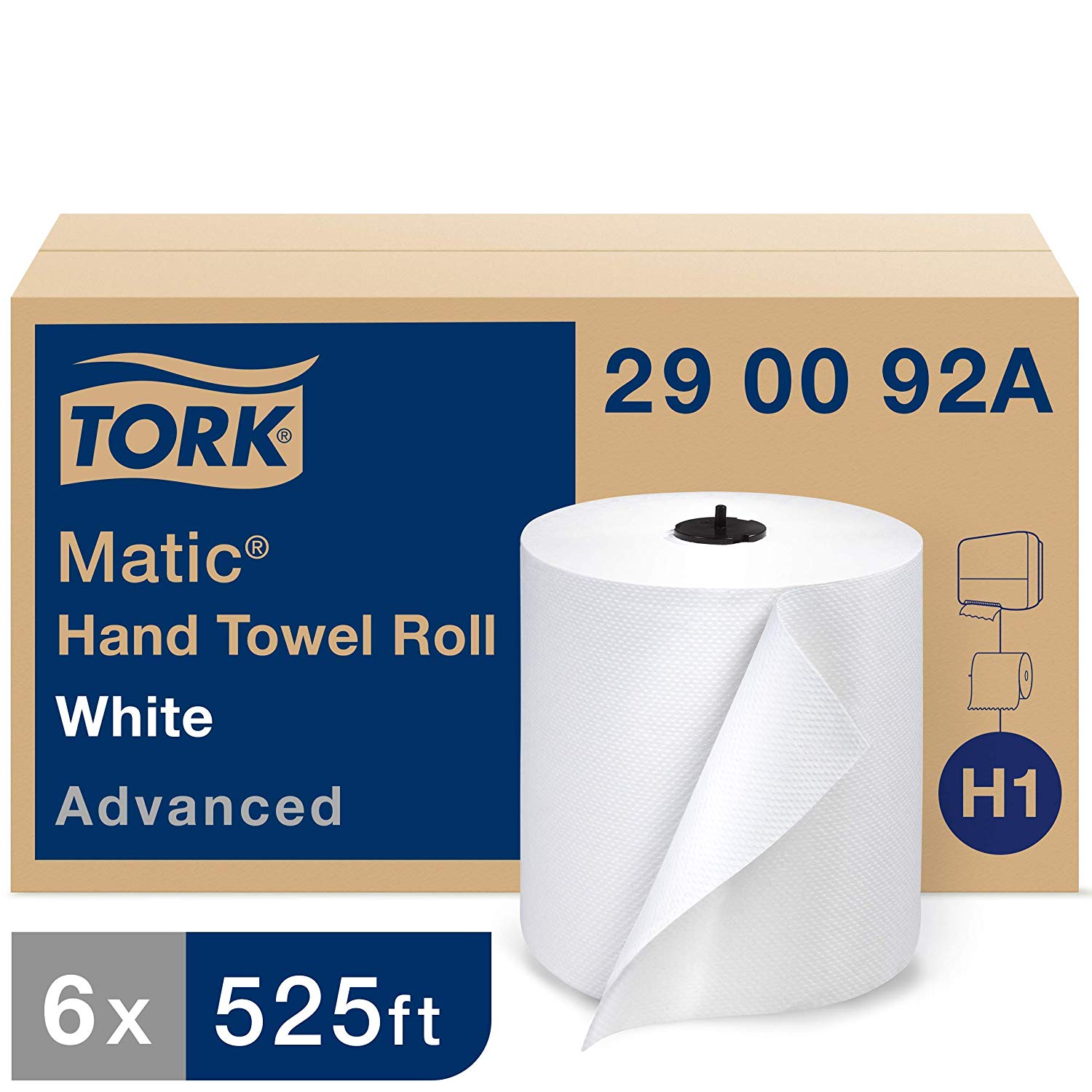 SCA AIRLAID TORK TOWEL (290092) 6 ROLLS/CASE 525
